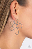 Rustic Rarity - Silver Post Earrings - Paparazzi Accessories Post Earrings Bedazzle Me Pretty Mobile Fashion Boutique