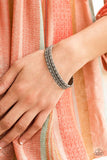 Rustic Relic - Silver Bracelet - Paparazzi Accessories Bracelet Bedazzle Me Pretty Mobile Fashion Boutique