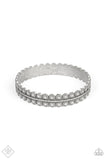 Rustic Relic - Silver Bracelet - Paparazzi Accessories Bracelet Bedazzle Me Pretty Mobile Fashion Boutique