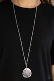 Rustic Renaissance - Silver Necklace - Paparazzi Accessories Necklace Bedazzle Me Pretty Mobile Fashion Boutique