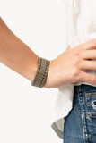 Rustic Rhythm - Brass Bracelet - Paparazzi Accessories Bracelet Bedazzle Me Pretty Mobile Fashion Boutique