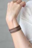 Rustic Rhythm - Copper Bracelet - Paparazzi Accessories Bracelet Bedazzle Me Pretty Mobile Fashion Boutique