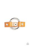 Rustic Rodeo - Yellow Bracelet - Paparazzi Accessories Bracelet Bedazzle Me Pretty Mobile Fashion Boutique
