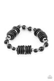Sagebrush Serenade - Black Bracelet - Paparazzi Accessories Bracelet Bedazzle Me Pretty Mobile Fashion Boutique