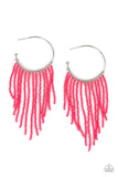 Saguaro Breeze - Pink Earrings - Paparazzi Accessories Earrings Bedazzle Me Pretty Mobile Fashion Boutique