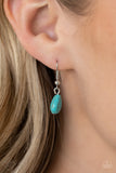 Saguaro Soul Trek - Blue Necklace - Paparazzi Accessories Necklace Bedazzle Me Pretty Mobile Fashion Boutique