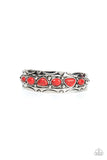 Saguaro Sultan - Red Bracelet - Paparazzi Accessories Bracelet Bedazzle Me Pretty Mobile Fashion Boutique