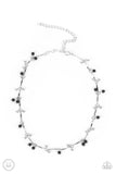 Sahara Social - Black Necklace - Paparazzi Accessories Necklace Bedazzle Me Pretty Mobile Fashion Boutique
