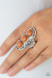 Sahara Soul - Brown Ring - Paparazzi Accessories Ring Bedazzle Me Pretty Mobile Fashion Boutique