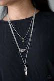 Sahara Sparrow - Green Necklace - Paparazzi Accessories Necklace Bedazzle Me Pretty Mobile Fashion Boutique