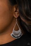 Sahara Treasure - Black Earrings - Paparazzi Accessories Earrings Bedazzle Me Pretty Mobile Fashion Boutique
