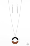 Sail Into The Sunset - Black Necklace - Paparazzi Accessories Necklace Bedazzle Me Pretty Mobile Fashion Boutique