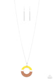 Sail Into The Sunset - Yellow Necklace - Paparazzi Accessories Necklace Bedazzle Me Pretty Mobile Fashion Boutique