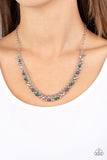 Sailing The Seven Seas - Blue Necklace - Paparazzi Accessories Necklace Bedazzle Me Pretty Mobile Fashion Boutique
