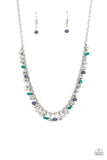 Sailing The Seven Seas - Blue Necklace - Paparazzi Accessories Necklace Bedazzle Me Pretty Mobile Fashion Boutique