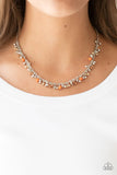 Sailing The Seven Seas - Orange Necklace - Paparazzi Accessories Necklace Bedazzle Me Pretty Mobile Fashion Boutique