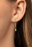 Sand Dollar Sass - Green Necklace - Paparazzi Accessories Necklace Bedazzle Me Pretty Mobile Fashion Boutique