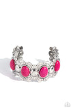 Sandstone Serenade - Pink Bracelet - Paparazzi Accessories Bracelet Bedazzle Me Pretty Mobile Fashion Boutique