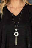 Sassy As They Come - White Necklace - Paparazzi Accessories Necklace Bedazzle Me Pretty Mobile Fashion Boutique