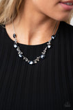 Sassy Super Nova - Blue Necklace - Paparazzi Accessories Necklace Bedazzle Me Pretty Mobile Fashion Boutique