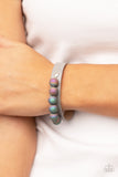 Saturn Safari - Silver Bracelet - Paparazzi Accessories Bracelet Bedazzle Me Pretty Mobile Fashion Boutique