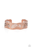 Savanna Oasis - Copper Bracelet - Paparazzi Accessories Bracelet Bedazzle Me Pretty Mobile Fashion Boutique