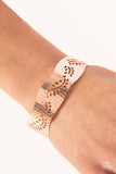 Savanna Oasis - Rose Gold Bracelet - Paparazzi Accessories Bracelet Bedazzle Me Pretty Mobile Fashion Boutique