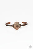 Savannah Sunset - Copper Bracelet - Paparazzi Accessories Bracelet Bedazzle Me Pretty Mobile Fashion Boutique