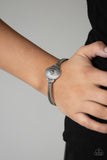 Savannah Sunset - Silver Bracelet - Paparazzi Accessories Bracelet Bedazzle Me Pretty Mobile Fashion Boutique