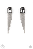 Save for a REIGNy Day - Silver Post Earrings - Paparazzi Accessories Post Earrings Bedazzle Me Pretty Mobile Fashion Boutique