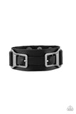 Scout It Out - Black Bracelet - Paparazzi Accessories Bracelet Bedazzle Me Pretty Mobile Fashion Boutique