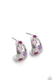 SCOUTING Stars - Pink Earrings - Paparazzi Accessories Earrings Bedazzle Me Pretty Mobile Fashion Boutique