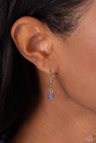 Scratched Showtime - Blue Necklace - Paparazzi Accessories Necklace Bedazzle Me Pretty Mobile Fashion Boutique