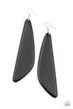 Scuba Dream - Black Earrings - Paparazzi Accessories Earrings Bedazzle Me Pretty Mobile Fashion Boutique