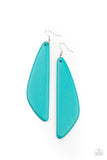 Scuba Dream - Blue Earrings - Paparazzi Accessories Earrings Bedazzle Me Pretty Mobile Fashion Boutique