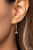 Sea CONCH - Gold Necklace - Paparazzi Accessories Necklace Bedazzle Me Pretty Mobile Fashion Boutique