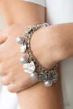 SEA In A New Light - Silver Bracelet - Paparazzi Accessories Bracelet Bedazzle Me Pretty Mobile Fashion Boutique