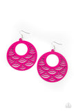 SEA Le Vie! - Pink Earrings - Paparazzi Accessories Earrings Bedazzle Me Pretty Mobile Fashion Boutique