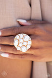 SEA Reason - Gold Ring - Paparazzi Accessories Ring Bedazzle Me Pretty Mobile Fashion Boutique