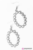 SEA You In My Dreams - White Earrings - Paparazzi Accessories Earrings Bedazzle Me Pretty Mobile Fashion Boutique