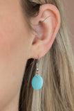 Seashore Spa - Blue Necklace - Paparazzi Accessories Necklace Bedazzle Me Pretty Mobile Fashion Boutique
