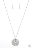 Seaside Shimmer - Blue Necklace - Paparazzi Accessories Necklace Bedazzle Me Pretty Mobile Fashion Boutique
