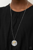 Seaside Shimmer - Yellow Necklace - Paparazzi Accessories Necklace Bedazzle Me Pretty Mobile Fashion Boutique