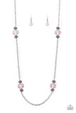 Season of Sparkle - Pink Necklace - Paparazzi Accessories Necklace Bedazzle Me Pretty Mobile Fashion Boutique