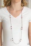 Season of Sparkle - Pink Necklace - Paparazzi Accessories Necklace Bedazzle Me Pretty Mobile Fashion Boutique