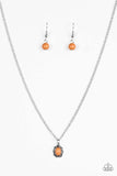 Season To Cherish - Brown Necklace - Paparazzi Accessories Necklace Bedazzle Me Pretty Mobile Fashion Boutique