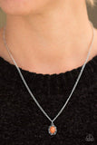 Season To Cherish - Brown Necklace - Paparazzi Accessories Necklace Bedazzle Me Pretty Mobile Fashion Boutique