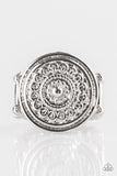 Seasonal Shine - Silver Ring - Paparazzi Accessories Ring Bedazzle Me Pretty Mobile Fashion Boutique