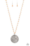 Secret Cottage - Brown Necklace - Paparazzi Accessories Necklace Bedazzle Me Pretty Mobile Fashion Boutique