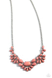 Secret GARDENISTA - Pink Necklace - Paparazzi Accessories Necklace FS-Bedazzle Me Pretty Mobile Fashion Boutique